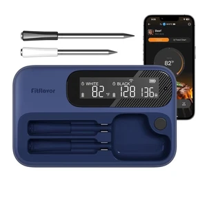 5G WiFi Wireless Meat Thermometer Smoker Bluetooth Dual Probes Grilling BBQ NEW! - Picture 1 of 13