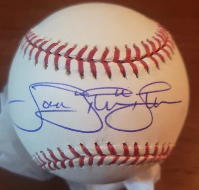 Tom "Flash" Gordon assinado Rawlings OMLB autografado Royals Yankees Phillies - Imagem 1 de 4
