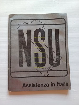 NSU elenco 1970 officine assistenza autorizzate Italia - Immagine 1 di 4
