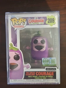 Funko Pop! Courage the Cowardly Dog Great Eggplant 2009 5000 PCs EE **IN HAND** - Picture 1 of 6