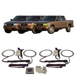 Kit de halo de faros IR RGB multicolor para GMC Sonoma 98-04 - Imagen 1 de 6