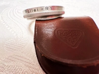 Rollei - R1   -0 RII UV filter for Rollei Camera, Leather case - Image 1 of 4