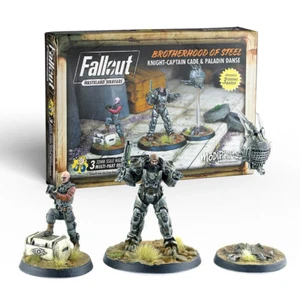 Fallout Wasteland Warfare Hermandad del Acero Caballero-Capitán Cade Paladín Danse - Imagen 1 de 1