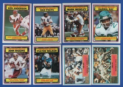1983 TOPPS NFL FOOTBALL CARD & ERROR 1-198 SEE LIST - Image 1 of 2
