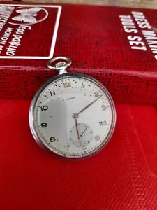 Vintage CORTEBERT Cal 620R Working Mens Pocket Watch _490 - Picture 1 of 11