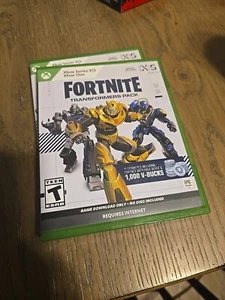 Fortnite Transformers Pack Xbox Series X S Juego Estuche y Arte Solo Sin Disco Envío y devolución GRATIS - Imagen 1 de 2