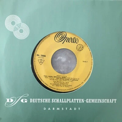 FRITZ WUNDERLICH - Arien von Lortzing, Flotow, Kienzl (EP Opera 2886/NM) - Bild 1 von 2