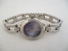 Studio Y Women's Silver Toned Bracelet Band Analog Watch