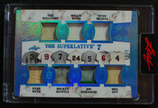 🌟 RUTH MANTLE MAYS MUSIAL 2022 Leaf In The Game ITG 7 HOF GU Jersey # 3/6 - 1/1