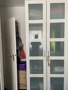 Ikea Schranktüren 2x BERGSBO (weiß), 50 x 229 cm, ohne Scharnieren, mit Griffen - Bild 1 von 1