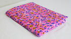 Indian Hand Block Print Fabric 2.5 Yard New Pink Multi Floral 100% Cotton Fabric