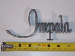 Vtg 1968 Chevrolet Chevy Impala Car Vehicle Fender Emblem Badge 3917489 - Picture 1 of 7