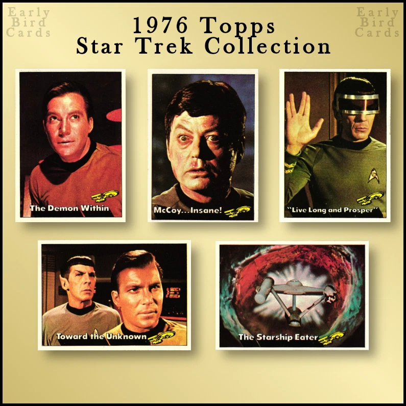 1976 Topps Star Trek Collection (1-88) / Pick Your Cards / Buy2+ Save10% - Image 1 of 1