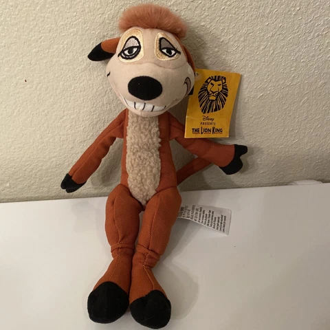 Vintage Disney LION KING TIMON 11" Plush Stuffed Animal Cover