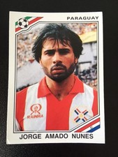 PANINI World Cup 1986 Sticker - Jorge Amado Nunes - Paraguay - No. 156