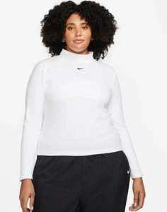 Nike Sportswear Collection Essentials Women's Long-Sleeve Mock Top 3X - Picture 1 of 6