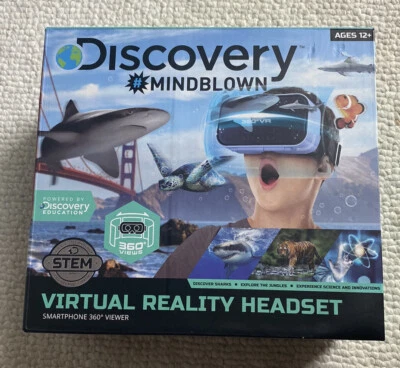 Discovery Mindblown Virtual Reality Headset Smartphone 360 Degree Viewer New - Image 1 of 4