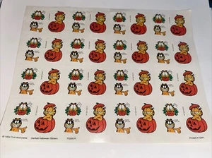 Lot of 48 1978 Garfield Stickers/Collectible UFS Jim Davis Halloween TROLL 1994 - Picture 1 of 5