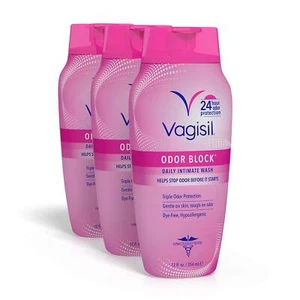 3-Pk Odor Block Daily Intimate Feminine Was Gynecologist Tested Hypoallergenic - Picture 1 of 7