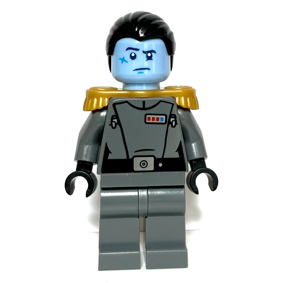 Lego Star Wars - Rebels Admiral Thrawn minifigura (100% tijolos LEGO genuínos) - Imagem 1 de 1