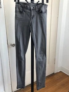 Helmut Lang Gray Grey Jeans Pants, 26, Granite Wash, Long 34" inseam, Like newe! - Picture 1 of 9