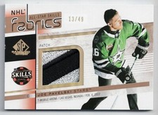 2022-23 SP Game-Used NHL All-Star Skills Fabrics Patch #AS-23 Joe Pavelski 13/49