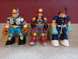 Rescue Heroes Lot of 3 | Mattel/Fisher Price | (Vintage 1998-2001) - Picture 1 of 7