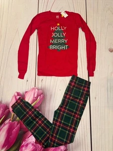 The Children's Place Family Matching Girls Christmas Holiday Pajamas Size 12 - Picture 1 of 2