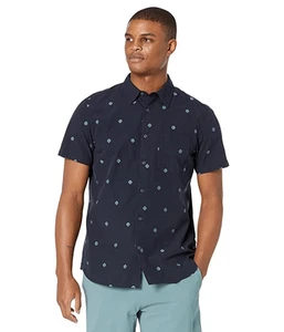 The North Face Baytrail Jacquard Kurzarm Hemd für Herren - Aviator Navy Flora - Bild 1 von 3