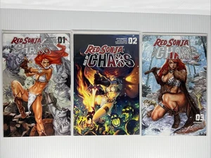 Red Sonja: Age of Chaos #1-3 Bonus Variant Covers Erik Burnham Dynamite 2020 NM - Picture 1 of 4