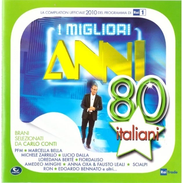 I Migliori Anni 80 Italiani, CD PFM,Bennato,Ron,De Gregori,Oxa,Leali,Bertè,Dalla - Immagine 1 di 1