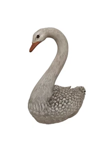 Vintage weiße Gans/Schwan Harz Skulptur von Homco 1988 MADE IN USA - Bild 1 von 9