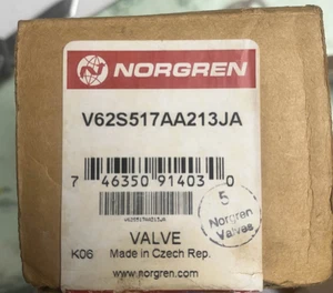 NEW Norgren V62S517AA213JA 5/2 Solenoid Valve • 24V DC • 1/4" NPT • 5-Port2-Pos - Picture 1 of 4