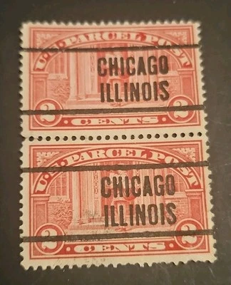 1913 Chicago Precancel - U.S. #Q2 - 2 cents Parcel Post - used  - Image 1 of 2