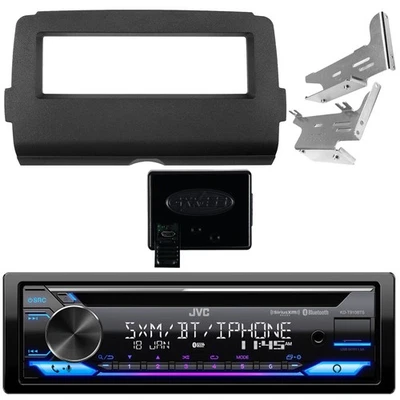 JVC KD-T910BTS CD Receiver, Steering Wheel Control Interface, Radio Install Kit - Image 1 of 4