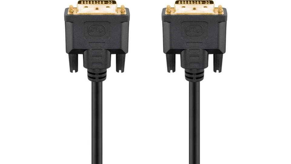 Kabel DVI-I Full HD Dual Link, pozłacany - Długość kabla 3 m - Image 1 of 1