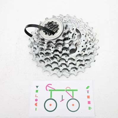 Vintage Shimano Deore XT CS-M737  8 Spd Road Mountain Bike Cassette 11-28 Tooth - Image 1 of 4