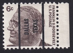 1284 Roosevelt 6c Bureau Precancel “Dallas Texas” PSS-71 MNH OG - Picture 1 of 1