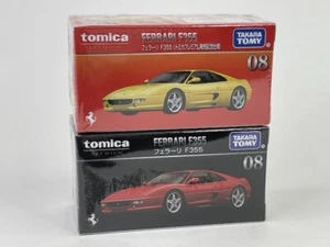 Takara Tomy Tomica 1/62 Premium No.08 Ferrari F355 Set Modellino Auto Diecast di 2 - Foto 1 di 9