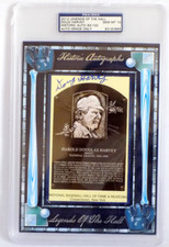 Doug Harvey Signed Auto 💎PSA Historic Aitographs Legends of the Hall GEM MT 10