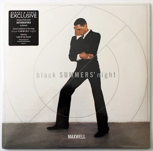 MAXWELL blackSUMMERS'night 2xLP 2016 180gm Vinyl AUTOGRAPHED New & Sealed OOP - Foto 1 di 2