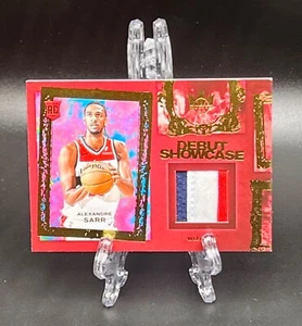 2024-25 Panini Court Kings Debut Showcase Alexandre Sarr Rookie Memorabilia RC - Imagen 1 de 2