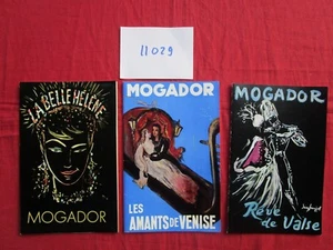 N°11029 /  3 programmes ; Théatre Mogador 1960-1963  belle illustration - Picture 1 of 1