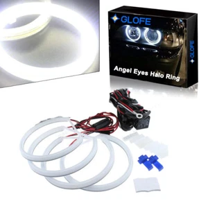 For BMW E36 E38 E39 E46 M3 White 131MM Halo Ring Cotton Light SMD LED Angel Eyes - Picture 1 of 9