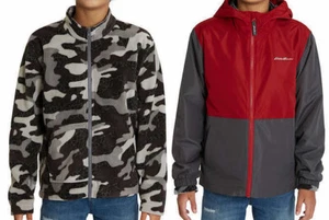 New Eddie Bauer Youth Kids' 3-In-1 Jacket, Red, Size Medium (10/12) - Picture 1 of 4
