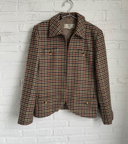 Giacca blazer donna vintage Valentino Miss V lana taglia 42