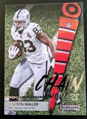2021 Panini Contenders Football Darren Waller Chain Movers Insert CM-DWA Raiders - Image 1 of 4