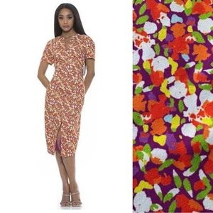 Alexia Admor Jayana Raglan Sleeve Midi Sheath Dress - Bild 1 von 7