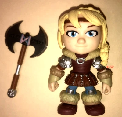 Cómo entrenar a tu dragón Astrid figura vinilo acción serie sujetos leales Foto 1 de 4