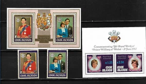 COOK 1982, HOJAS BLOQUE 123/124.MÁS SERIE. MNH. - Imagen 1 de 1